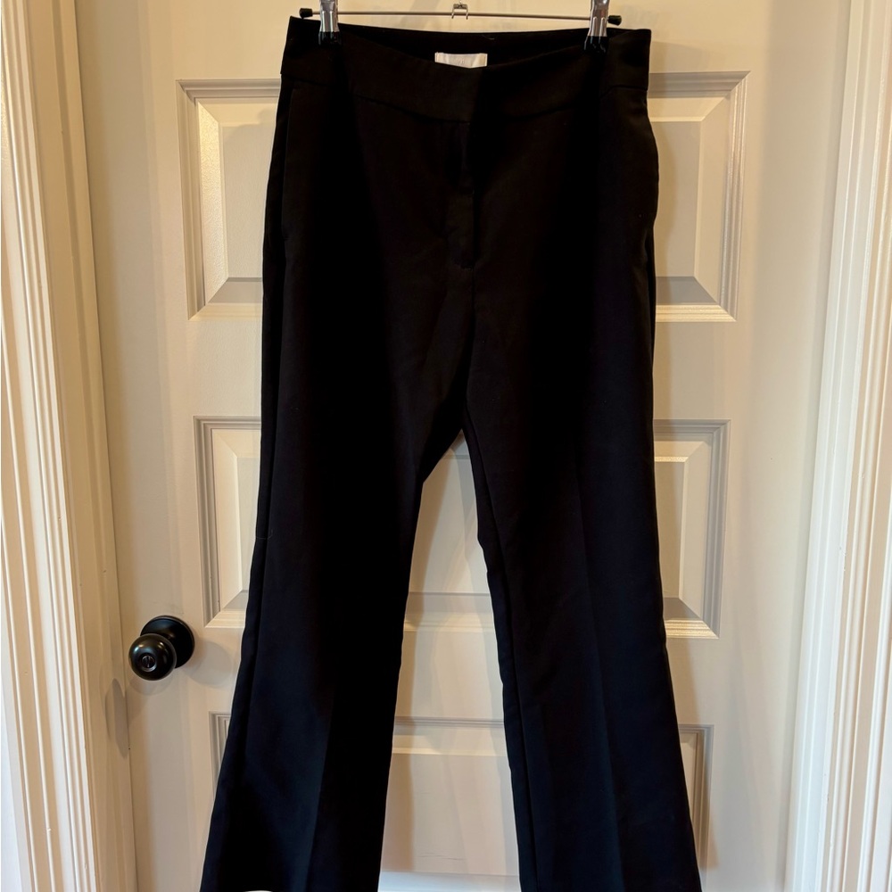 H&M Black Women's Cropped Flare Pants